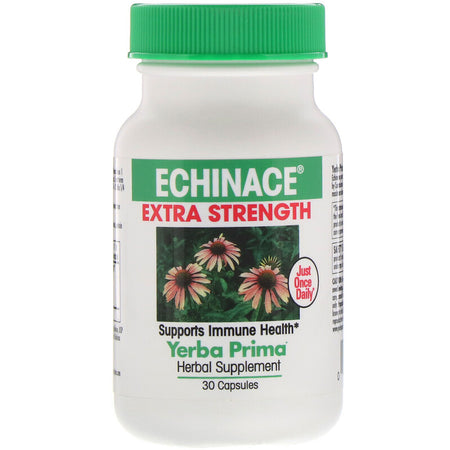 Yerba Prima - Echinace Extra Strength, 30 Capsules
