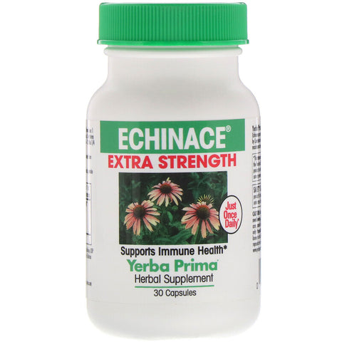 Yerba Prima - Echinace Extra Strength, 30 Capsules