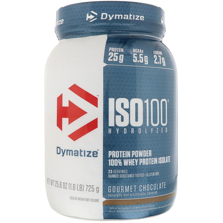 Dymatize - ISO100, Gourmet Chocolate - 1.6 Lb (725 G)
