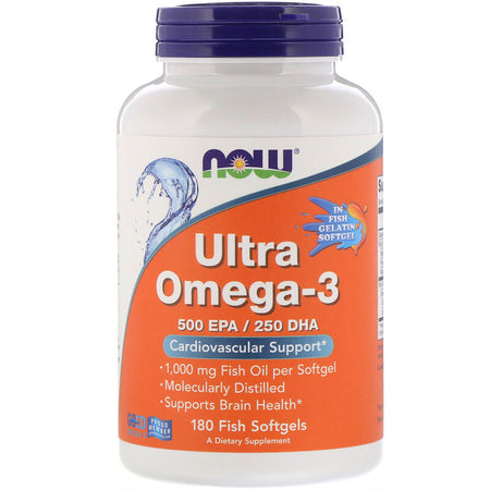 Now Foods - ULTRA OMEGA 3 FISH OIL - 90 Softgels