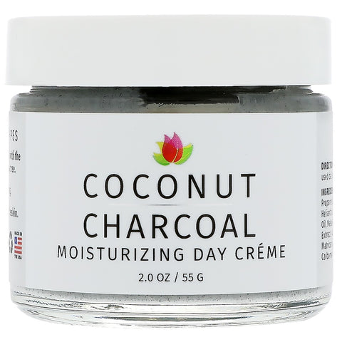 Reviva Labs - Coconut Charcoal Moisturizing Day Crème  -  2 oz (55 g)