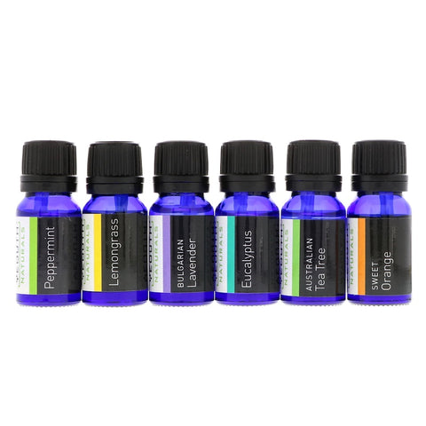 Yeouth - Therapeutic Grade Essential Oil, Starter Therapy Pack, 6 Pack, .34 fl oz (10 ml) Each