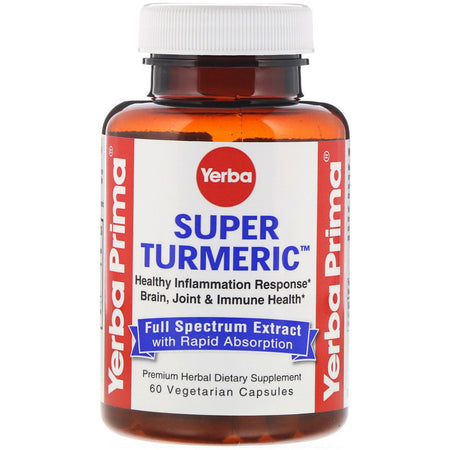 Yerba Prima - Yerba Super Turmeric - 60 Veg Capsules