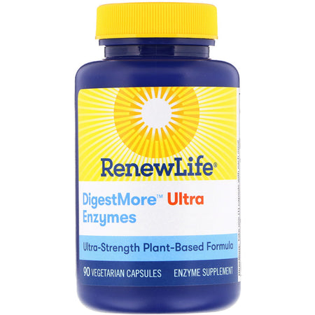 ReNew Life - DigestMore Ultra Enzymes, 90 Vegetarian Capsules