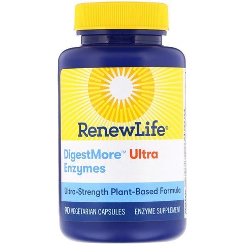 ReNew Life - DigestMore Ultra Enzymes, 90 Vegetarian Capsules