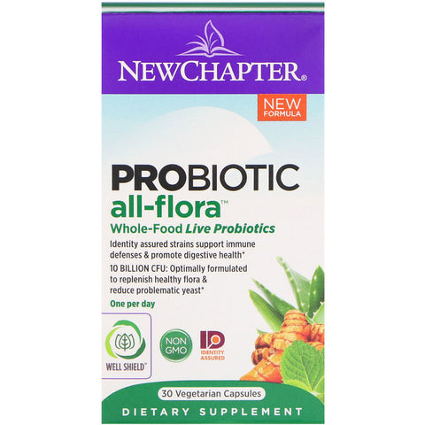 New Chapter - Probiotic All-Flora, 30 Vegan Capsules
