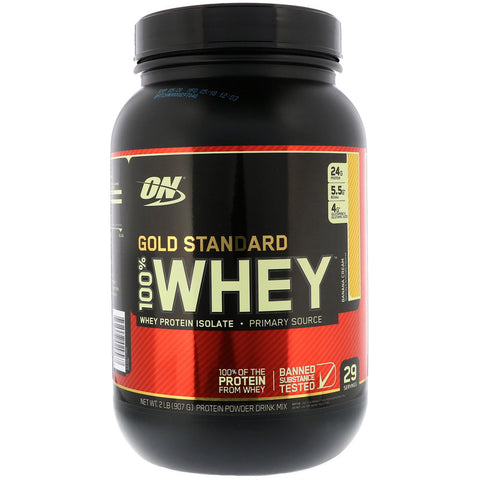Optimum Nutrition - Gold Standard 100% Whey Cookies & Cream - 2 Lb