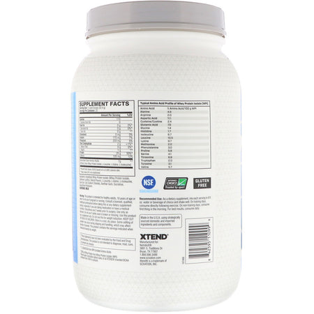 Xtend Pro Whey Isolate, Vanilla Ice Cream, 1.78 lb (810 g)