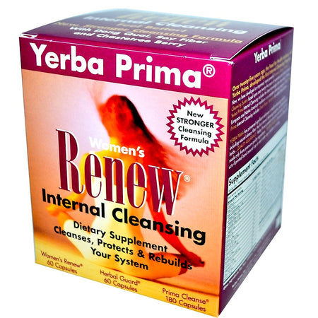 Yerba Prima - Women's Renew Internal Cleansing, 3 Part Program