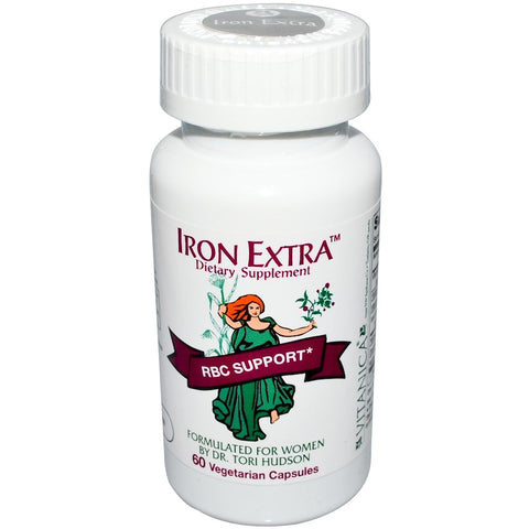 Vitanica - Iron Extra, RBC Support, 60 Veggie Caps