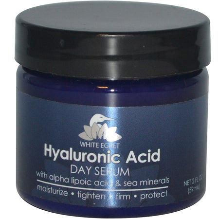 White Egret Personal Care, Hyaluronic Acid Day Serum, 2 fl oz (59 ml)