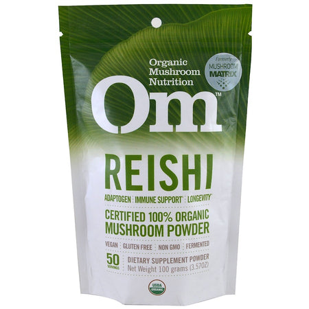 Organic Mushroom Nutrition, Reishi, Mushroom Powder, 3.57 oz (100 g)