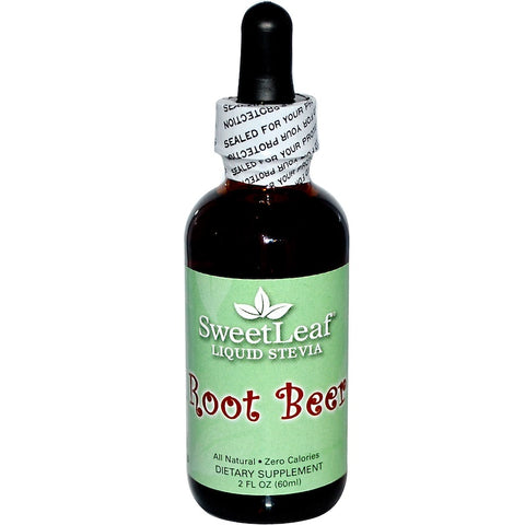 Wisdom Natural Sweetleaf - Liquid Stevia, Root Beer, 2 fl oz (60 ml)