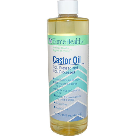 Home Health (Solgar) - Castor Oil Cold Pressed  & Cold Processed - 16 Oz