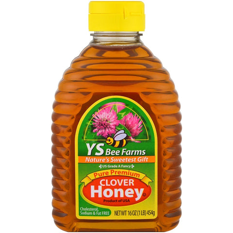 YS Organic Bee - Clover Honey - 16 Oz
