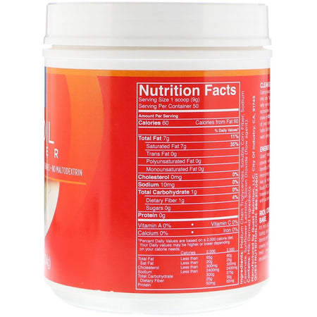 Quest Nutrition - MCT Oil Powder, 16 oz (454 g)