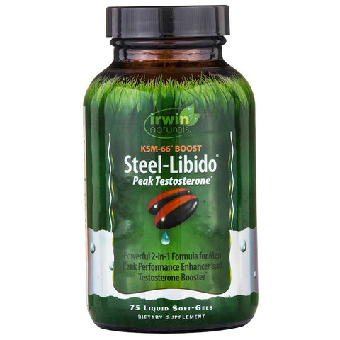 Irwin Naturals - Steel-Libido For Men - 75 softgels