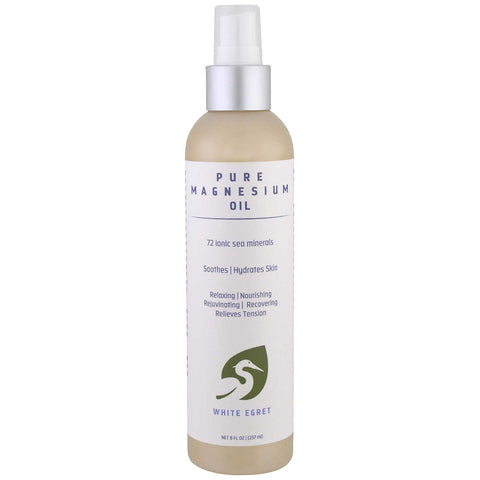 White Egret Personal Care, Pure Magnesium Oil, 8 fl oz (237 ml)