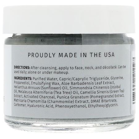 Reviva Labs - Coconut Charcoal Moisturizing Day Crème  -  2 oz (55 g)