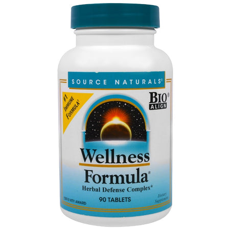 Source Naturals - Wellness Formula® - Herbal Defense Complex, 90 Tablet