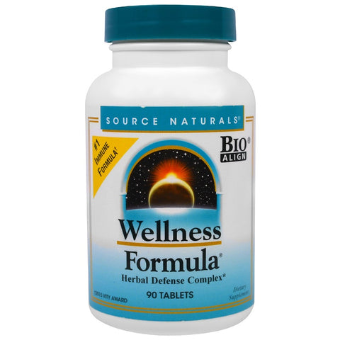 Source Naturals - Wellness Formula® - Herbal Defense Complex, 90 Tablet