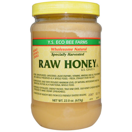 YS Organic Bee - Raw Honey - 22 Oz
