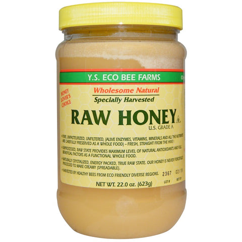 YS Organic Bee - Raw Honey - 22 Oz