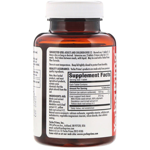 Yerba Prima - Liv-Cleanse™ Formula - 60 Tablets