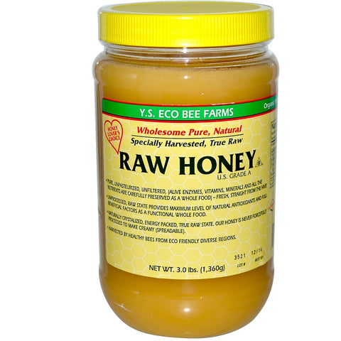 YS Organic Bee - Raw Honey - 48 Oz