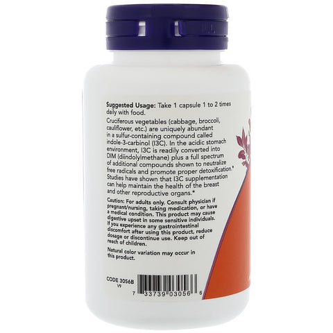Now Foods - Indole-3-Carbinol, 200 mg, 60 Veg Capsules