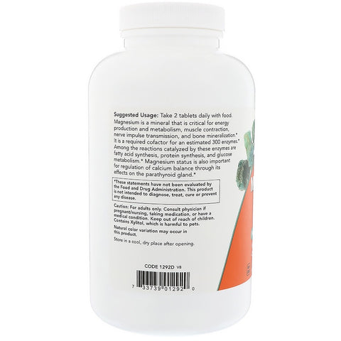 Now Foods - MAGNESIUM CITRATE 200 mg  250 TABS