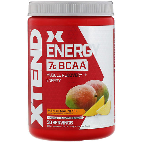 Xtend Energy BCAA, Mango Madness, 12.3 oz (348 g) - 30 Servings