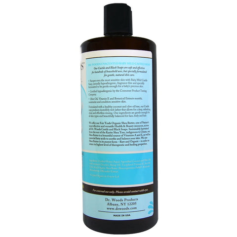Dr Woods - Castile Soap Liquid Baby Mild With Shea Butter - 32 Ounce