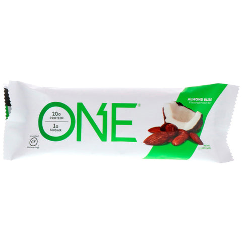 One Brands, One Bar, Almond Bliss, 12 Bars, 2.12 oz (60 g) Each