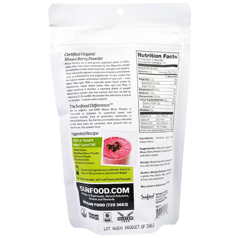 Sunfood - Maqui Berry Powder - 4oz