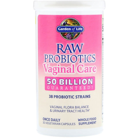 Garden Of Life - Raw Probiotics Vaginal Care, 30 Vegetarian Capsules