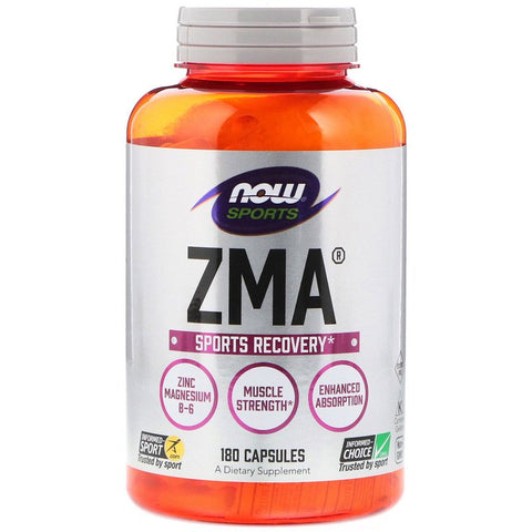 Now Foods - Sports, ZMA, Sports Recovery, 180 Capsules