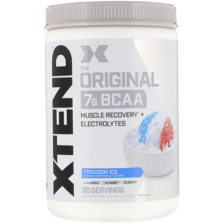Xtend The Original 7G BCAA, Freedom Ice, 14.8 oz (420 g) - 30 Servings