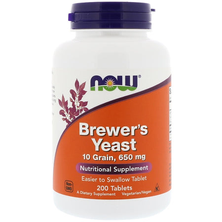 Now Foods - BREWER'S YEAST 10 GRAIN 200 TABS