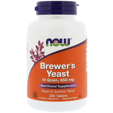 Now Foods - BREWER'S YEAST 10 GRAIN 200 TABS
