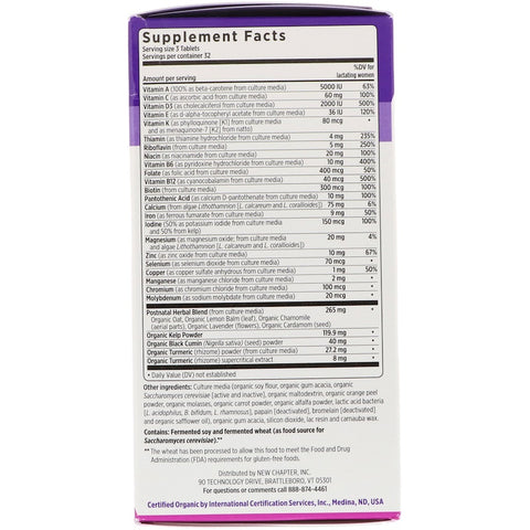 New Chapter - Perfect Postnatal™ - 96 Tablets