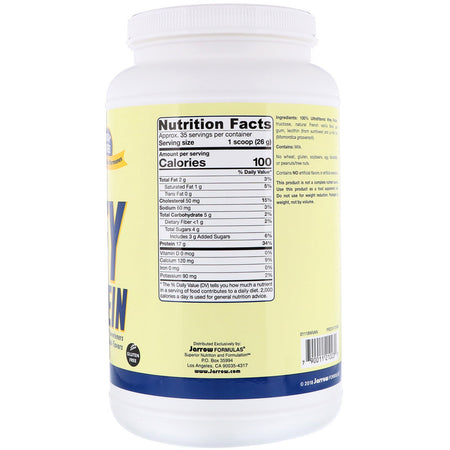 Jarrow - Whey Protein, Vanilla - 2 LB