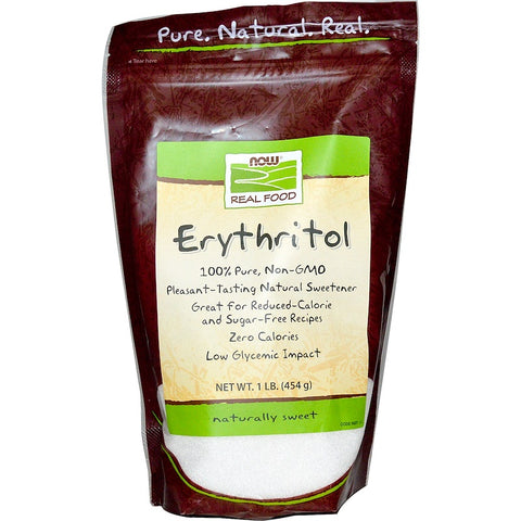 Now Foods - Real Food, Erythritol, Natural Sweetener, 1 lb (454 g)