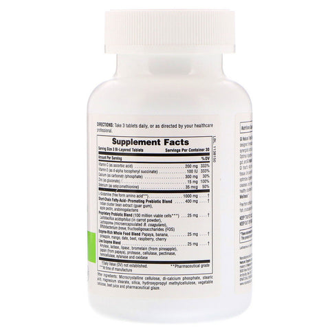 Natures Plus -Total Digestive Wellness, GI Natural, 90 Bi-Layered Tablets