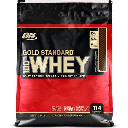 Optimum Nutrition - Gold Standard 100% Whey Double Rich Chocolate - 7 Lb