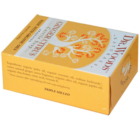 Dr Woods - Bar Soap Ginger Citrus - 5.25 Ounce