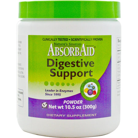 Nature's Sources - Absorbaid Digestive Support, Powder, 10.5 oz (300 g)