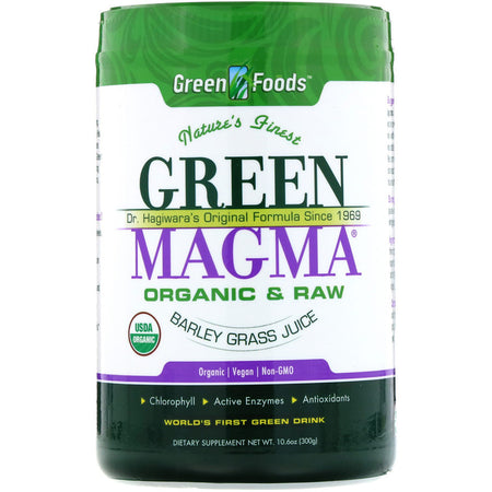 Green Food - Green Magma, Barley Grass Juice, 10.6 oz (300 g)