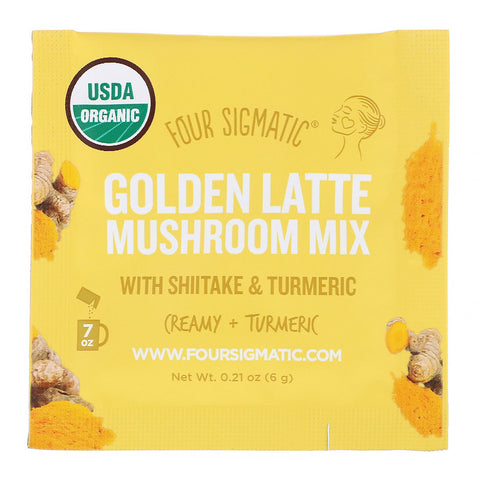 Four Sigmatic - Golden Latte With Shiitake And Turmeric - 10 Ct
