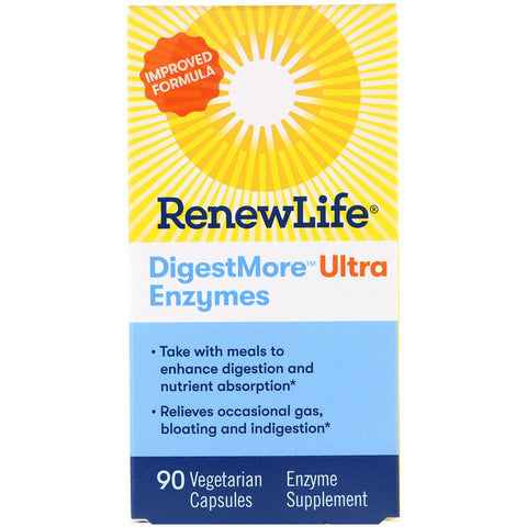 ReNew Life - DigestMore Ultra Enzymes, 90 Vegetarian Capsules